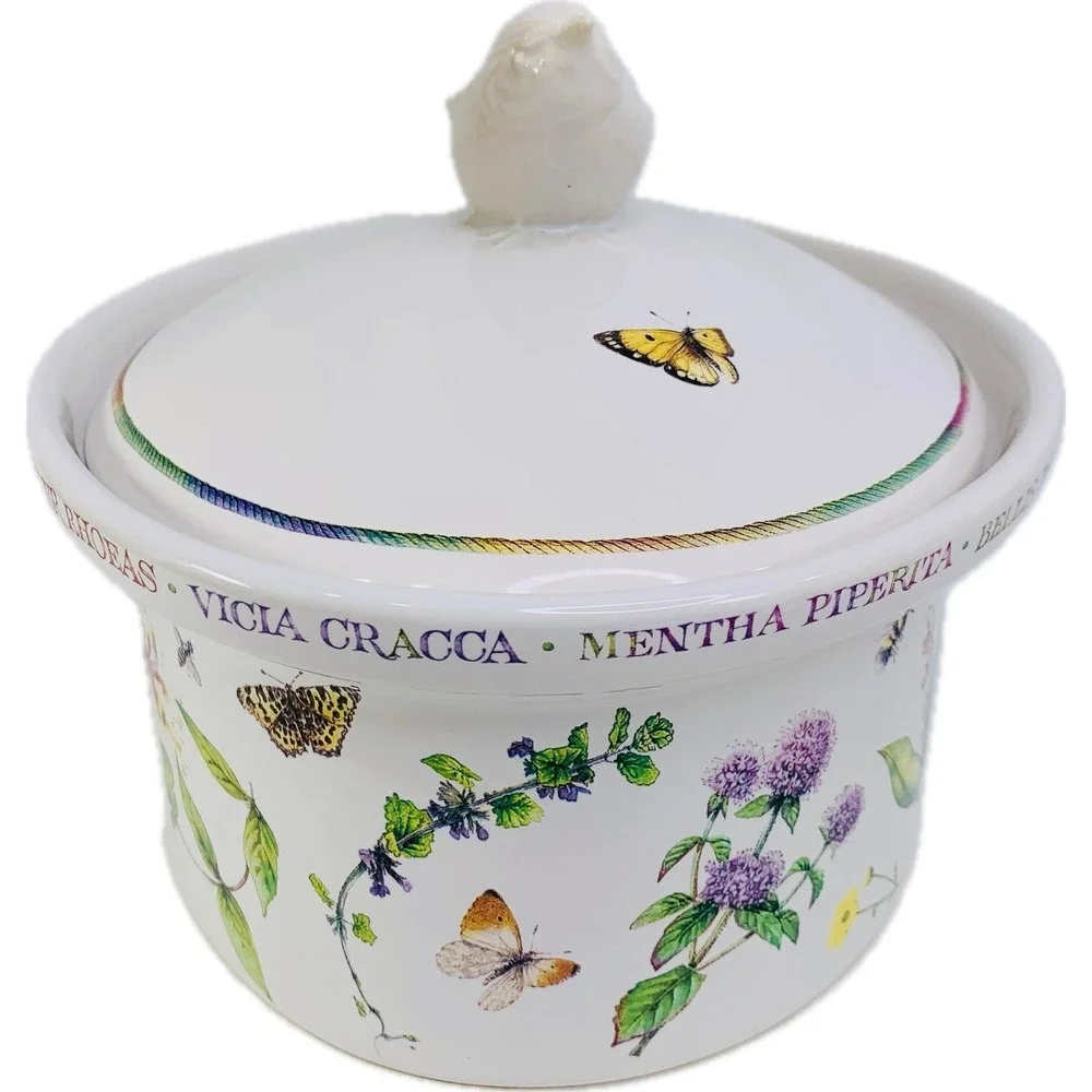 Hallmark‎ Marjolein Bastin WILDFLOWER MEADOW COVERED CASSEROLE Dish Oval 2 Quart
